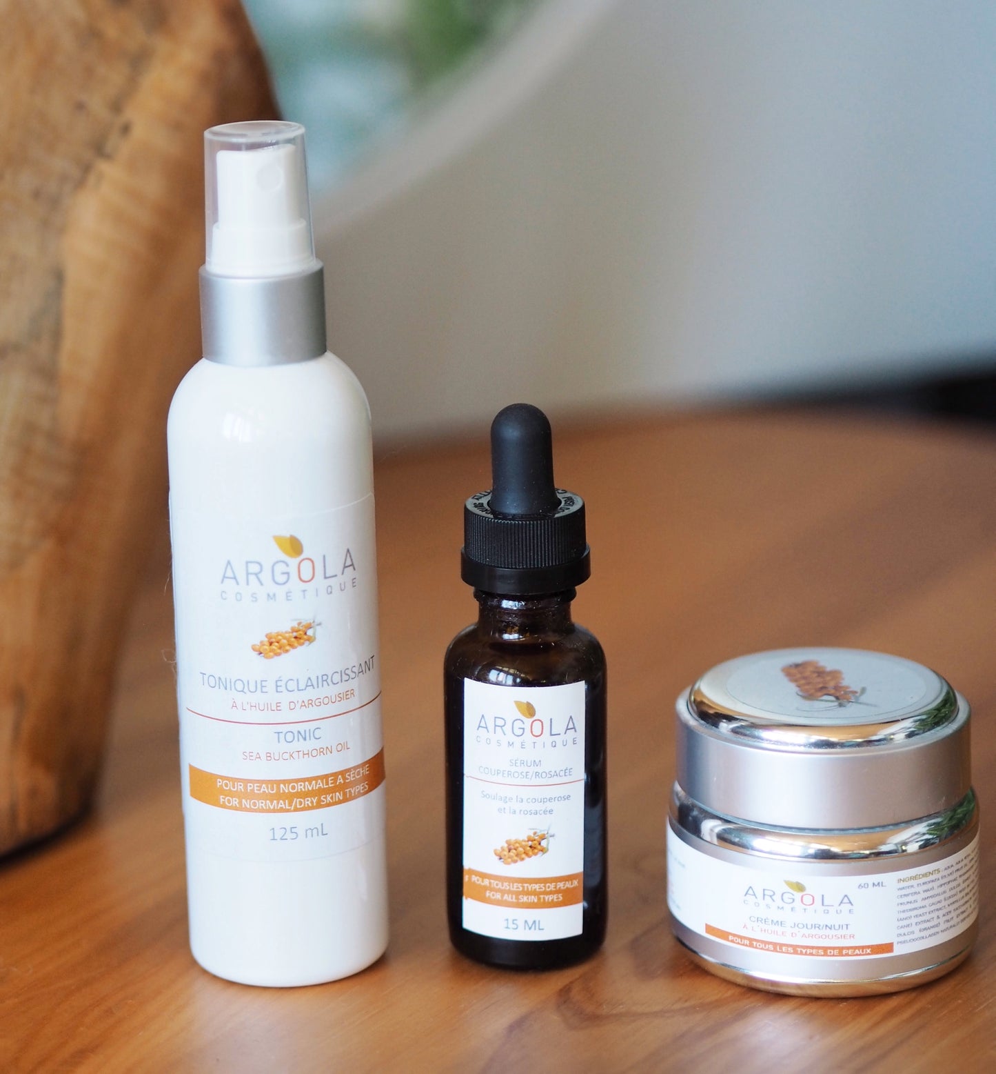 Trio visage pour peau sensible et couperose