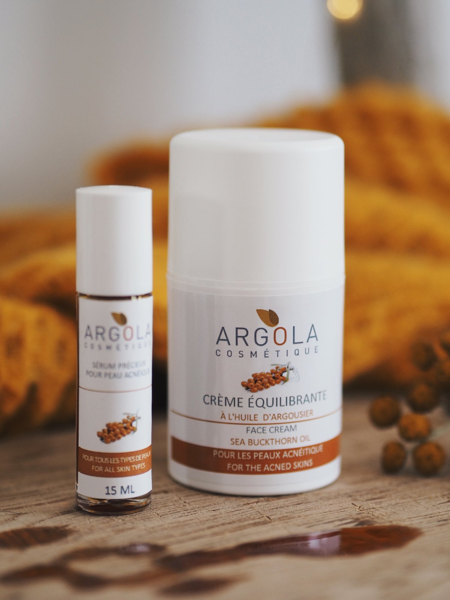 Sérum précieux pour la peau acnéique