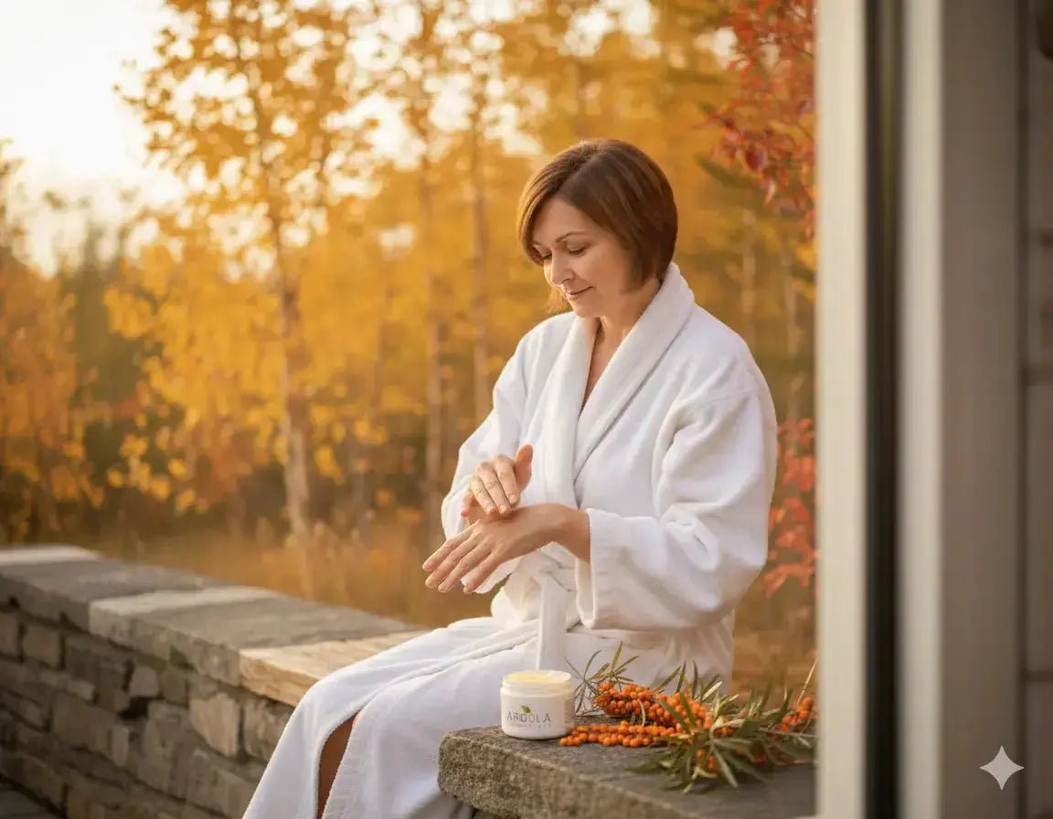 Peau mature et automne québécois : ce qui change vraiment - Argola Cosmétique