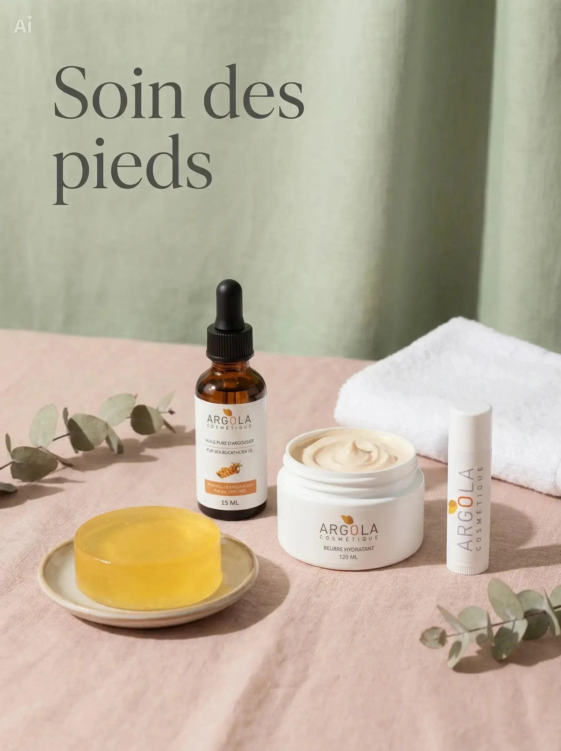 Mes crevasses et fissures aux pieds - Argola Cosmétique