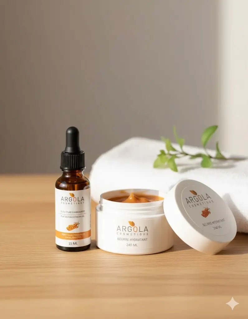 Duo Argola – Soin peaux sèches et eczéma à l’argousier - Argola Cosmétique