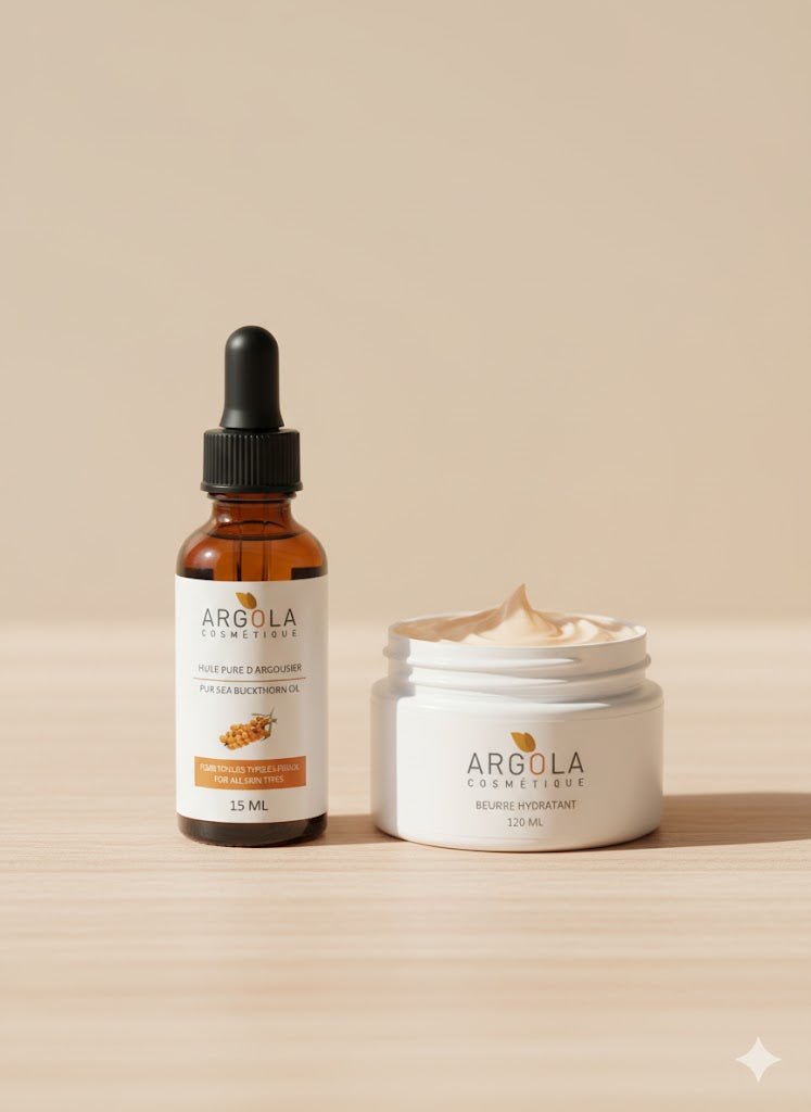 Duo Beurre + Huile d'argousier - Argola Cosmétique