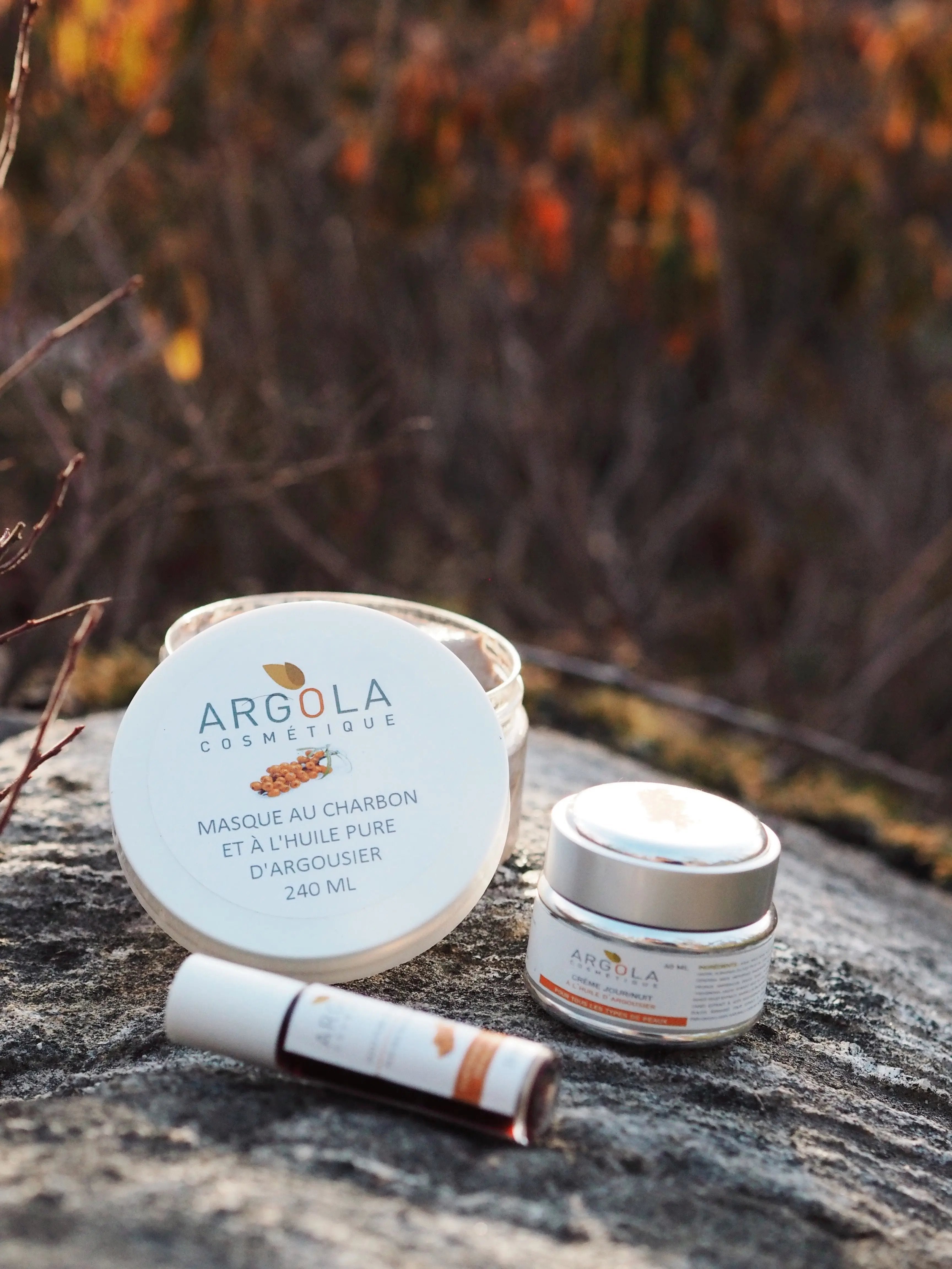 Masque désincrustant au charbon actif Argola Cosmétique