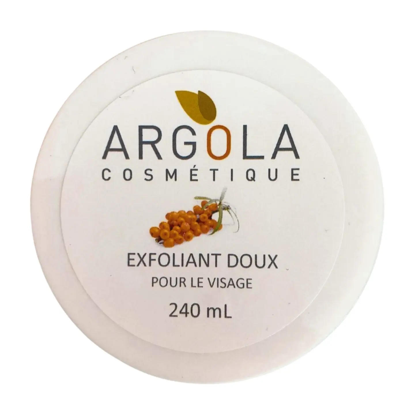 Exfoliant doux visage Argola Cosmétique
