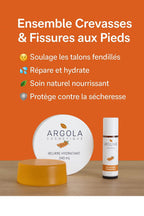 Soin doux pieds – crevasses et fissures - Argola Cosmétique